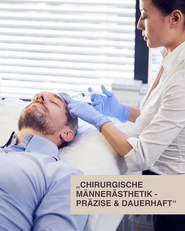 Chirurgische Männerästhetik - Präzise & Dauerhaft